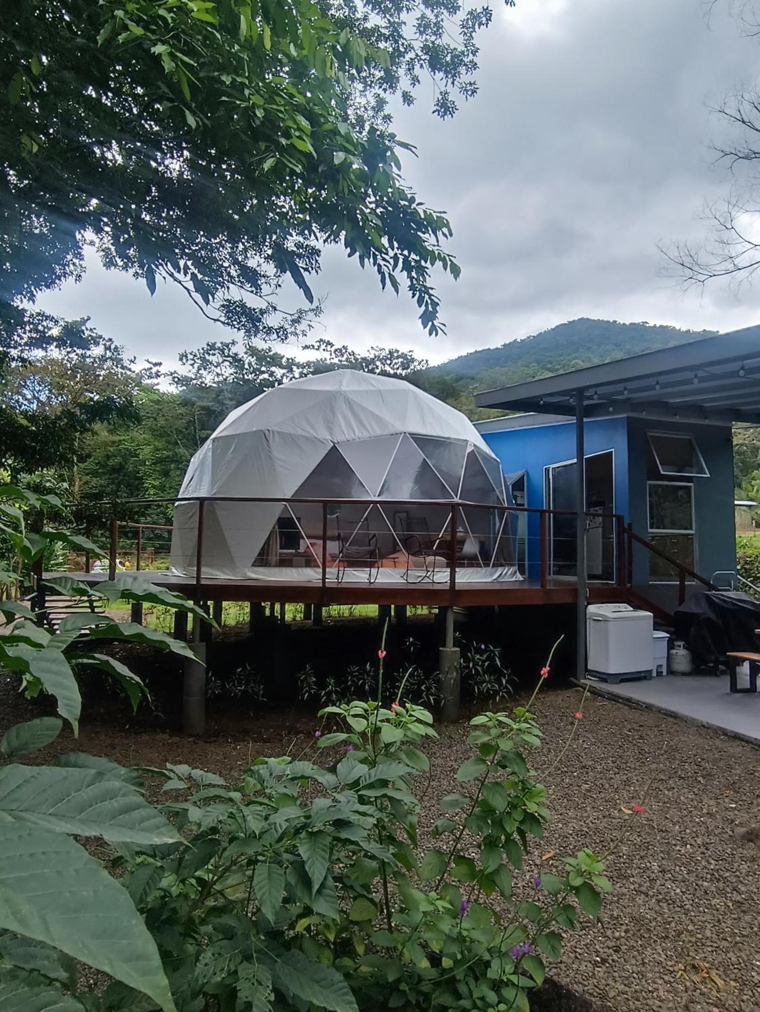 Bitzu Dome-Bijagua Riverside Glamping Exterior foto