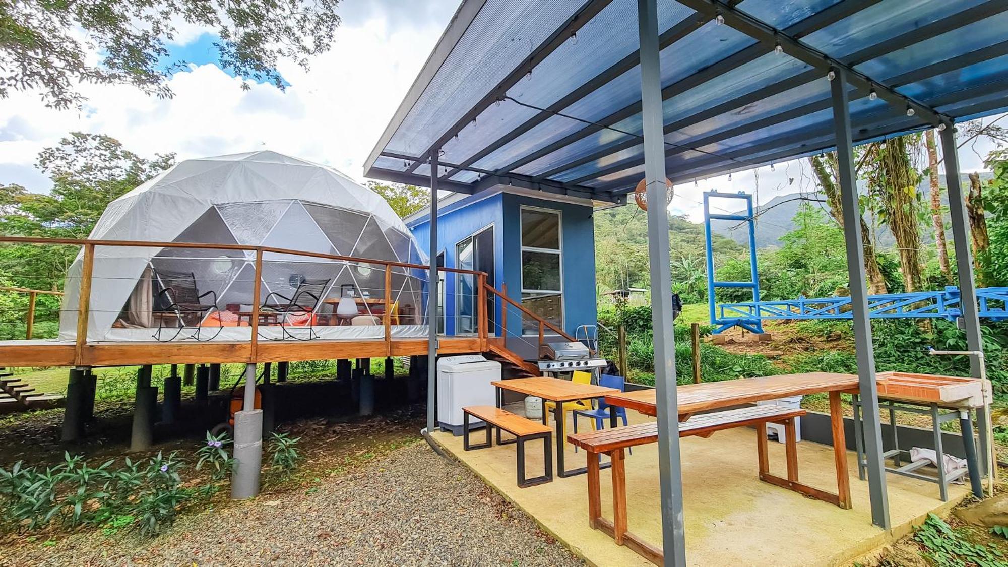 Bitzu Dome-Bijagua Riverside Glamping Exterior foto