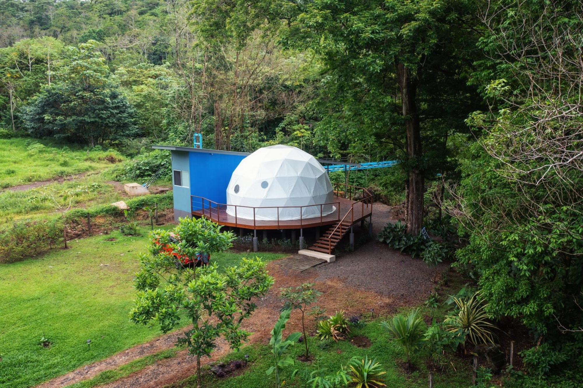 Bitzu Dome-Bijagua Riverside Glamping Exterior foto