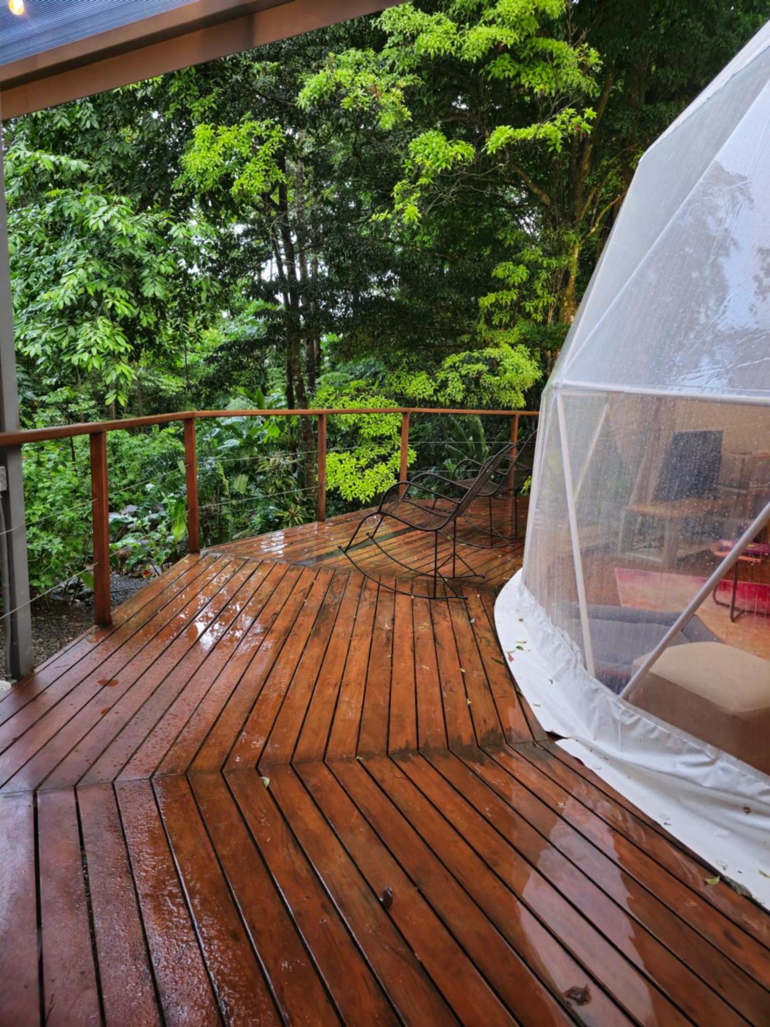 Bitzu Dome-Bijagua Riverside Glamping Exterior foto