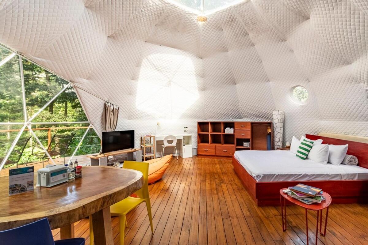 Bitzu Dome-Bijagua Riverside Glamping Exterior foto